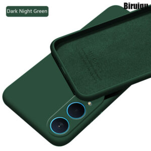 Biruiqu For Oneplus Nord CE 4 Lite / OPPO K12X Case Liquid Silicone Soft Gel Rubber Shockproof Cover