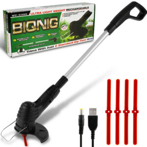 Portable Garden Mower Cordless Garden Mower Lithium Lawn Mower Home Trimmer Garden Weeder Weed Wheel