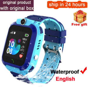 Q12 Children’s Smart Watch SOS Phone Watch Smartwatch Camera With Sim Card Waterproof IP67 Kids Gift For IOS Android