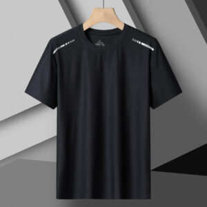 Women Running T-Shirt Reflective High Elastic Breathable Running Sports T-Shirt Summer Quick-Drying Ice Silk Cool Short Sleeves