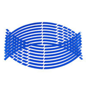 16Pcs 17″18″ Strips Motorcycle Wheel Stickers Car Reflective Rim Tape Motorbike Bicycle Auto Decals Universal