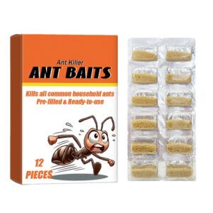 Ant Traps Multipurpose Household Bait Traps 12PCS User Friendly Children Safe Ant Baits Effective Ant Traps for Kitchen Garden