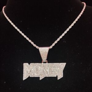 Men Women Hip Hop MONEY Pendant Necklace with 13mm Cuban Chain Hiphop Iced Out Bling Bling Necklaces Fashion Jewelry Charm Gifts