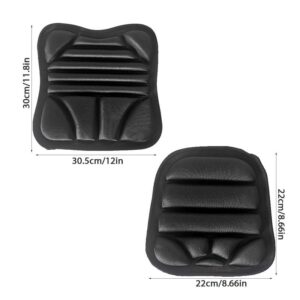 2 Pack 3D Motorcycle Comfort Gel Cushion Seat Breathable Universal Shock Absorbing Seat Cover for Advanced Mountain