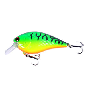 HENGJIA 1pcs 8.5cm 15g Rattling Shallow Diving Crankbait Artificial Wobbler for Bass Pike Hard Bait Fishing Lure Tackle 6 Colors
