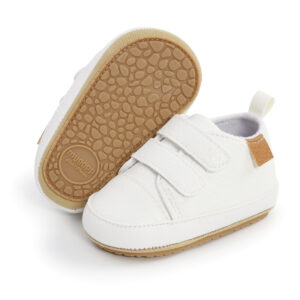 Newborn Baby Shoes Leather Casual Non-slip Toddler Infant Kids Boys Girl Walker Sneakers