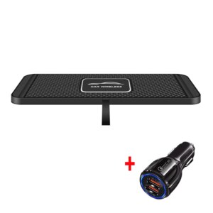 120W Wireless Charger Car Silicone Pad Stand For iPhone 14 13 12 Xiaomi Samsung Huawei Mobile Phone Fast Car Wireless Charging