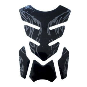 1pc Motorcycle Tankpad Sticker Fishbone 3D Tank Pad Stickers Oil Gas Protector Cover Decoration Flame Motorcycle Accessories