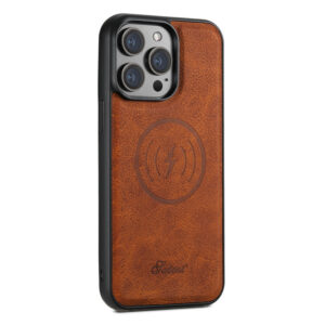 EUCAGR Fashion Wallet Phone Case Card Holder Leather Magsafe Magnetic Pocket Cover Case For iPhone 12 13 14 15 Pro Max Plus