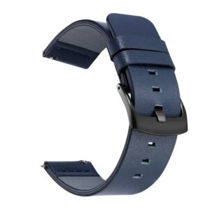20mm 22mm Watch Band Quick Release Leather Strap for Samsung Galaxy Watch 3 Active2 40 44mm Huawei Watch Gt 2 WatchBand 18 24mm