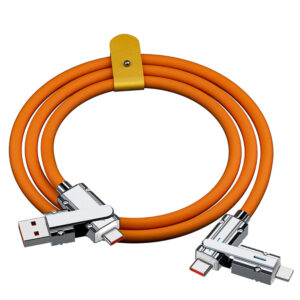 NNBILI 4 In 1 120W USB Type C to Type C IOS Cable 3 IN 1 PD 100W Fast Charging Data Cable for iPhone 11 12 13 14 15 Pro Max