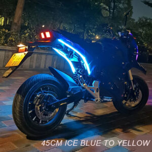 2pcs Motorcycle Turn Signal Lights LED Daytime Running Lights Tail Light DRL Waterproof Decoration Strip Brake Flowing Light