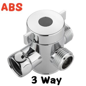 Brass/ABS Diverter Valve G1/2ΓÇ¥ 3 Way Water Separator Shower Tee Adapter Adjustable Faucet Switcher Bathroom Toilet Accessories