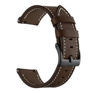20 22mm Leather Watch Strap For Huawei GT4 Watch Band Bracelet For Xiaomi Mi Watch S1 2 For Amazfit GTR 4 Replacement Wristbands