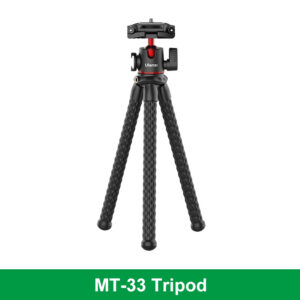 VIJIM Ulanzi MT-33 Flexible Octopus Tripod for Phone Camera DSLR 2in1 Design Tripod With Phone Holder Side Cold Shoe 1/4” Screw