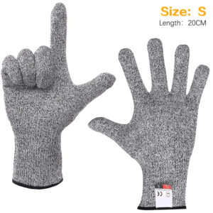Level 5 Cut Proof Stab Resistant Wire Metal Glove Kitchen Butcher Cuts Gloves for Oyster Shucking Fish Gardening Safety Gloves