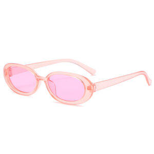 8pcs Small Oval Sunglasses Women Vintage Brand Retro Black White Sun Glasses Classic Shades Female Oculos UV400