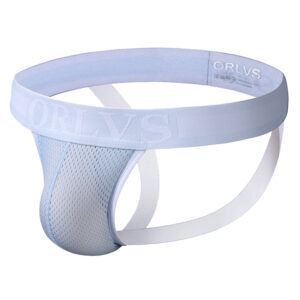 ORLVS Men Underwear Sexy Jockstrap Sexy Hombre G-String And Thong Men String Nylon Cueca Gay Sissy Panties Lingerie Underpants