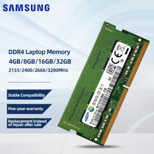 SAMSUNG DDR4 RAM 4GB 8GB 16GB 32GB Laptop Memory 2133 2400 2666 3200MHz 1.2V SO-DIMM Notebook High Performance Laptop Memory