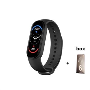 M6 Smart Watches Heart Rate Blood Pressure Monitor Waterproof Sports Fitness Band Tracker Smart Bracelet Women Men Kids 2022 New