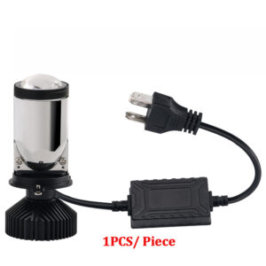 H4 Bi LED Projector Lens 20000LM 90W Car/Motorcycle Headlight Bulbs H4 9003 Hi/Low Beam Spot Mini Lens Canbus Auto Headlamp LHD