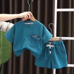 New Summer Baby Girls Clothes Suit Children Outfits Boys Sports T-Shirt Shorts 2Pcs/Sets Toddler Casual Costume Kids Tracksuits