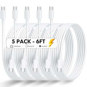 60W Fast Charging Cable for iPhone 15 Pro Max Charger Cable for iPad Mini 6/Pro 2021,iPad Air 4,MacBook Air,Galaxy S23 Switch
