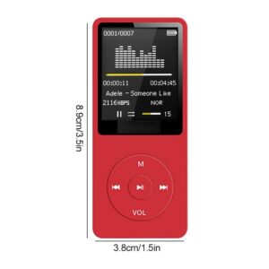 Portable MP3 Player Rechargeable Record Noise Conduction Media Lossless Pocket Sport Music Play with Micrphone Walkman Machine