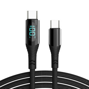 PD 100W USB Type C To USB C Cable for iPhone 15 Pro Max Macbook 5A Fast Charging Charger Data Wire Cord Type-C USBC Cable 1M/2M