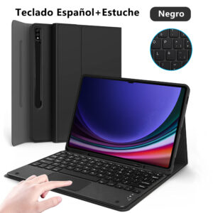 Keyboard Cover For Samsung Galaxy Tab S9 FE Plus Tablet Case For Galaxy S9 S8 Ultra S7 FE S6 Lite A9 Plus Magnetic Keyboard Case