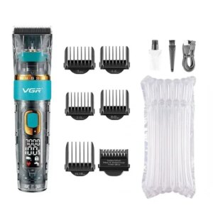 VGR Hair Clipper Trimmer Cutting Machine for Men Electric Barber Professional Barber Machines Cutter Equipment Rechargeable v695