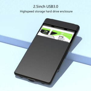 HDD Case USB2.0 3.0 Enclosure Case 2.5 Inch SATA SSD HDD Mobile Box 6Gbps External Mobile Box Hard Disk Adapter Support 6TB