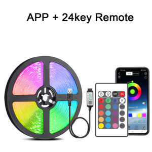 Led Lights for Room RGB 5050 Led Strip Color Changing RGB Tape Lights for Home Party Decoration TV Backlight Ribbon