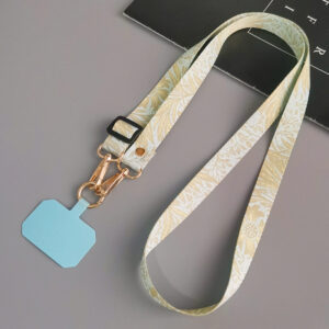 Painted Crossbody Cell Phone Lanyard Adjustable Neckband Strap Rope With Universal gasket Clip Anti-Lost mobile Phone Lanyards