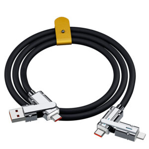 120W4 in 1 Multi-function Mobile Phone Data Cable PD Fast Charging Cable Charger for Huawei Xiaomi iPhone