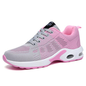 New Running Shoes Ladies Breathable Sneakers Summer Light Mesh Air Cushion Women’s Sports Shoes Outdoor Lace Up Training Shoes