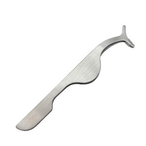 Color Fluorescent Tweezers Carbon Steel with False Eyelash Assistant Multi-function Eyelash curler Delicate small tweezers