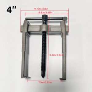 1 Pack 3/4/6/8 Inch 2-Jaw Puller Bearing Removal Tool Convenient Small Plug-In Bearing Puller Special Automotive Repair Tool