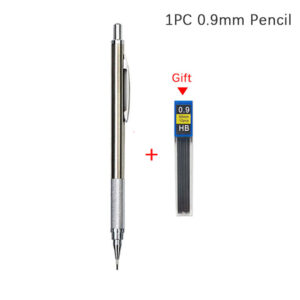 0.5 0.7 0.9 1.3 2.0mm Mechanical Pencil Set Full Metal Art Drawing Painting Automatic Pencil with Leads Office School Supply