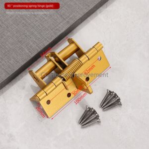 4-inch Concealed Spring Hinge Automatic Door Closing Hinge Wooden Door Multi-function Door Closer 90 Degrees Wholesale