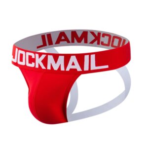 Sexy Men Jockstrap Underwear Thong Underpants Cotton G String Penis Pouch Hombre Elastic Panties Backless