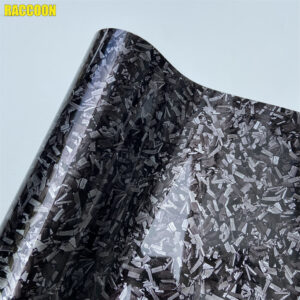 PET Forged Carbon Fiber Red Silver Black Carbon Vinyl Wrap Film Self Adhesive DIY Vinyl Car Stickers For Motorcycle Wrapping