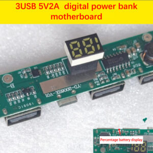 3USB Charger Board 3.7V 5V 2.1A Step Up Boost Module Mobile Power Bank 18650 Charging Module DIY Parts Fengshi