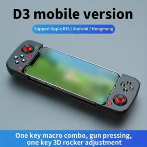 Gamepad Telescopic Joystick D3 For PS4 Phone Stretching Joystick BT 5.0 Wireless Game Controller Apple IOS Android PUBG Switch