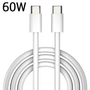65W USB C PD Fast EU US Wall Charger for iPhone 15 Pro Max 15 Plus USB-C to Type-C Quick Charging Cable 1m C to C Cord