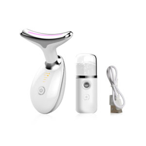 Facial Massager EMS Facial Microcurrent Red Light Therapy Anti-aging Facial Massage Skin Tightening Neck Face Lifting Massager