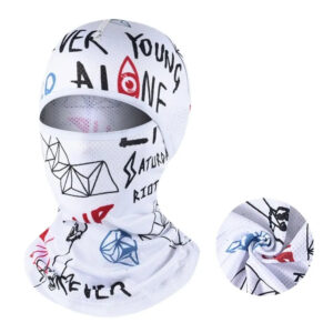 Summer Cool Balaclava Ice Silk Cycling Full Face Cap Sun Anti-UV Protection Sports Face Cover Headwear Bike Motorcycle Men’s Hat