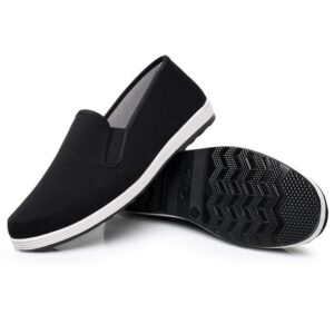 Men’s Traditional Chinese Kung Fu Cotton Cloth Shoes Tai-chi Martial Art Training Sneakers Breathable Wearable Sport Footwear