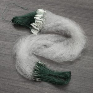 Single-layer Floating Net Small White Strip Diaozi Fishing Net Wire Mesh Sticky Net 1 Finger 8point Eye Small Fishnet Meal Strip