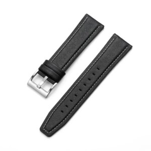 Leather Silicone Bracelet For Amazfit GTR 47mm Strap For Xiaomi Amazfit Stratos / GTR2 / GTR 2e / GTR 3 pro / GTR 4 Watchband